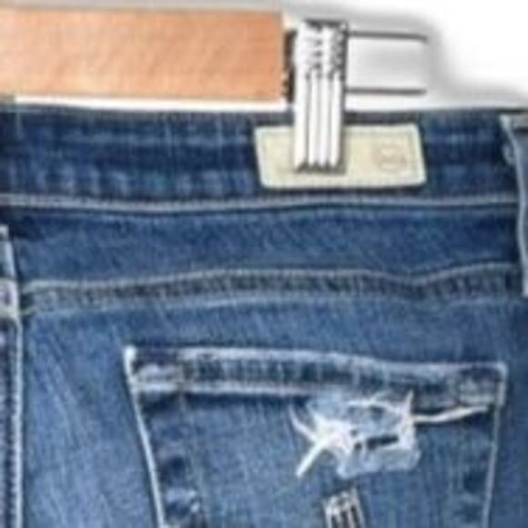 Adriano Goldschmied Stilt Cigarette Crop Distressed Jean Size 26 - Picture 3 of 3